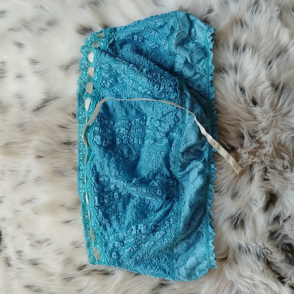 FREE PEOPLE Lace Cinch Bandeau